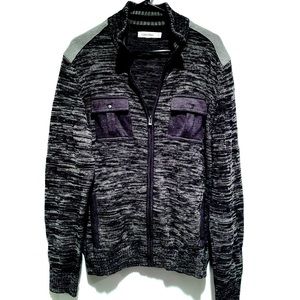 Calvin Klein Zip-up Cardigan Sweater
